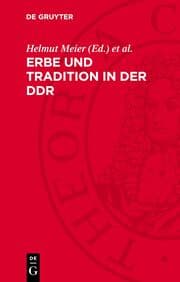 Cover von Erbe und Tradition in der DDR