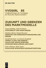 Cover von Zukunft und Grenzen des Marktmodells