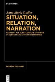 Cover von Situation, Relation, Narration