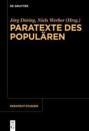 Cover von Paratexte des Populären