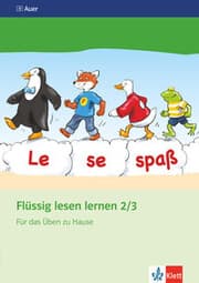 Cover von Flüssig lesen lernen 2/3. Für das Üben zu Hause