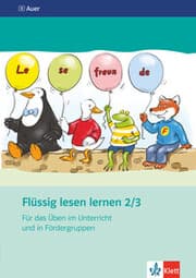 Cover von Flüssig lesen lernen 2/3. Für das Üben im Unterricht und in Fördergruppen