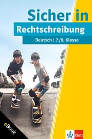 Cover von Klett Sicher in Deutsch Rechtschreibung 7./8. Klasse