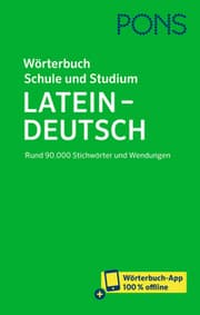 Cover von PONS Wörterbuch für Schule und Studium Latein