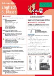 Cover von PONS Englisch: 6. Klasse auf einen Blick