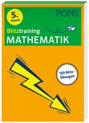 Cover von PONS Blitztraining Mathematik 5. Klasse
