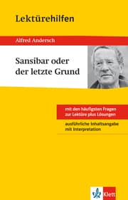 Cover von Klett Lektürehilfen - Alfred Andersch, Sansibar oder der letzte Grund