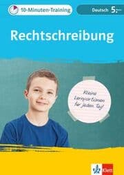 Cover von Klett 10-Minuten-Training Deutsch Rechtschreibung 5. Klasse