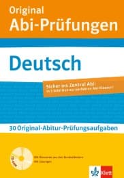 Cover von Original Abi-Prüfungen Deutsch, 30 Original-Abitur-Prüfungsaufgaben, mit CD-ROM