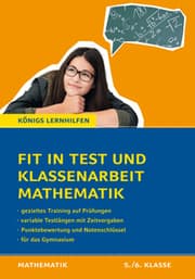 Cover von Fit in Test und Klassenarbeit - Mathematik 5./6. Klasse Gymnasium