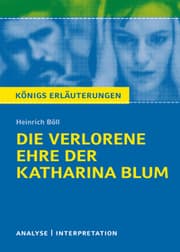 Cover von Die verlorene Ehre der Katharina Blum von Heinrich Böll