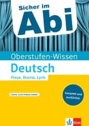 Cover von Klett Sicher im Abi - Oberstufen-Wissen Deutsch Prosa, Drama, Lyrik