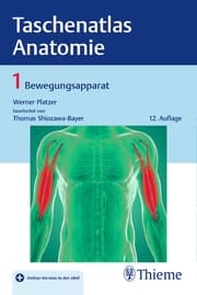 Cover von Taschenatlas Anatomie, Band 1: Bewegungsapparat
