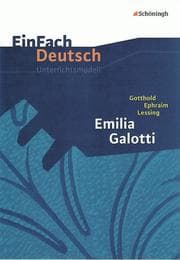 Cover von Gotthold Ephraim Lessing: Emilia Galotti