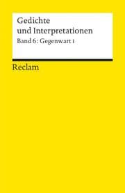 Cover von Gedichte und Interpretationen 6