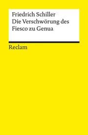 Cover von Die Verschwörung des Fiesco zu Genua. Ein republikanisches Trauerspiel