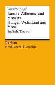 Cover von Famine, Affluence, and Morality / Hunger, Wohlstand und Moral