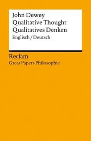 Cover von Qualitative Thought / Qualitatives Denken