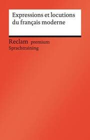 Cover von Expressions et locutions du français moderne