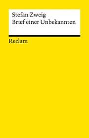 Cover von Brief einer Unbekannten