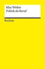 Cover von Politik als Beruf