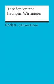 Cover von Lektüreschlüssel zu Theodor Fontane: Irrungen, Wirrungen