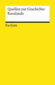 Cover von Quellen zur Geschichte Russlands