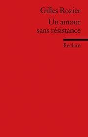 Cover von Un amour sans résistance