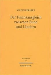 Cover von Der Finanzausgleich zwischen Bund und Ländern