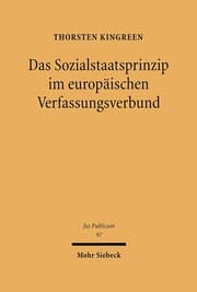 Cover von Das Sozialstaatsprinzip im Europäischen Verfassungsverbund