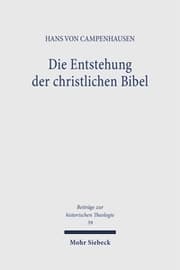 Cover von Die Entstehung der christlichen Bibel