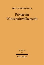 Cover von Private im Wirtschaftsvölkerrecht