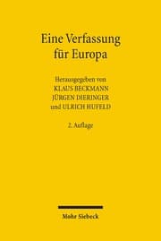 Cover von Eine Verfassung für Europa