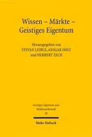 Cover von Wissen - Märkte - Geistiges Eigentum