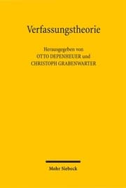 Cover von Verfassungstheorie