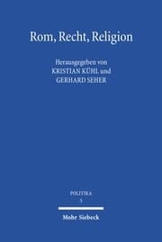 Cover von Rom, Recht, Religion