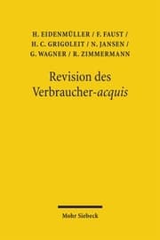 Cover von Revision des Verbraucher-acquis