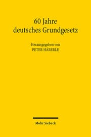 Cover von 60 Jahre deutsches Grundgesetz