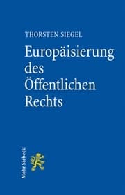 Cover von Europäisierung des Öffentlichen Rechts