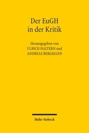 Cover von Der EuGH in der Kritik