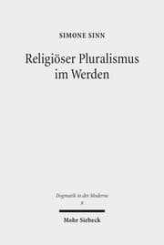 Cover von Religiöser Pluralismus im Werden