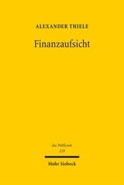 Cover von Finanzaufsicht