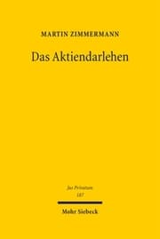 Cover von Das Aktiendarlehen