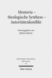 Cover von Memoria - theologische Synthese - Autoritätenkonflikt