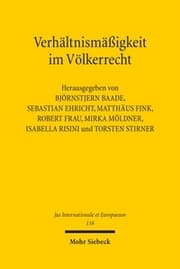 Cover von Verhältnismäßigkeit im Völkerrecht