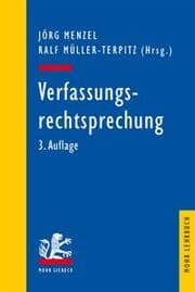 Cover von Verfassungsrechtsprechung