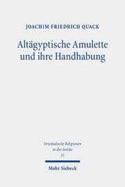 Cover von Altägyptische Amulette und ihre Handhabung