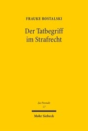 Cover von Der Tatbegriff im Strafrecht