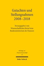 Cover von Gutachten und Stellungnahmen 2008-2018