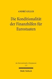Cover von Die Konditionalität der Finanzhilfen für Eurostaaten